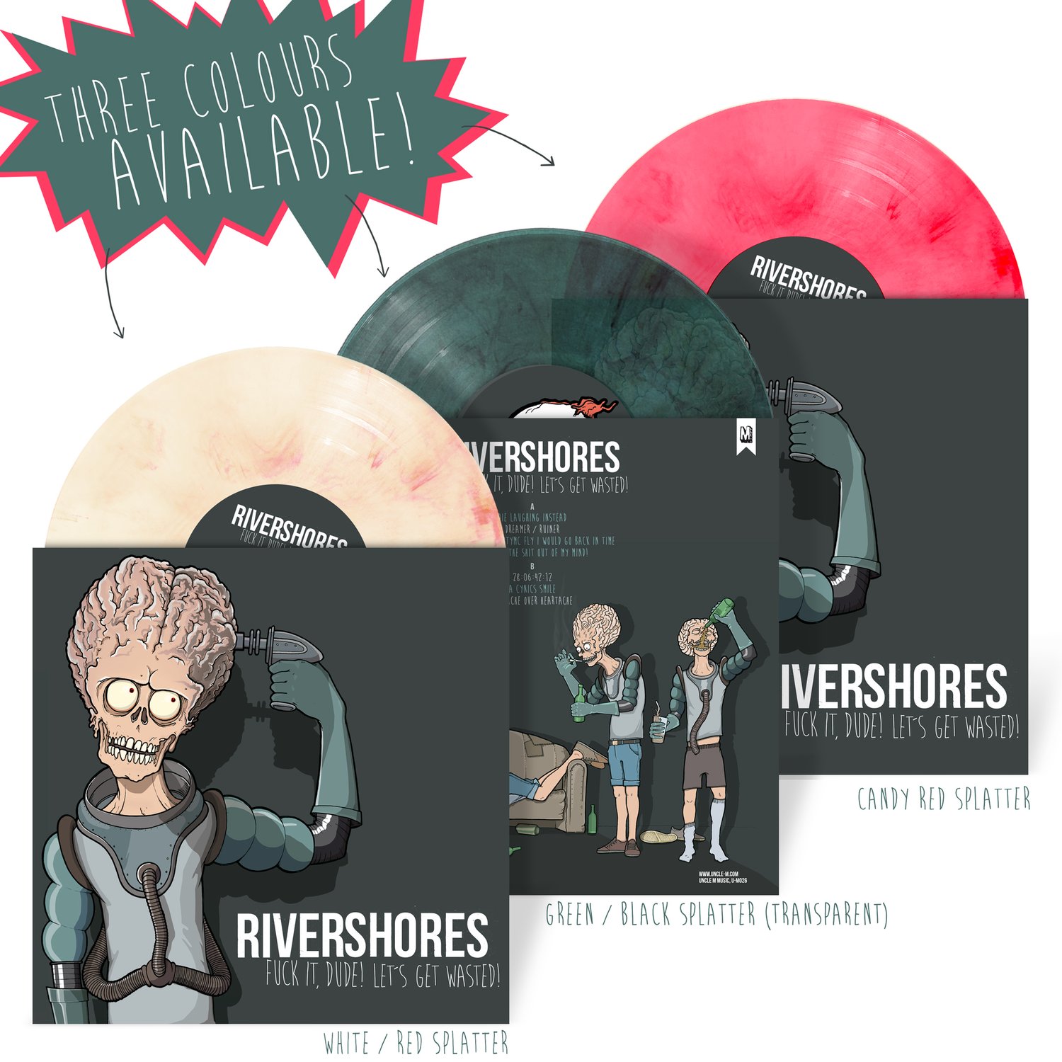 Image of "Fuck it, dude! Let's get wasted!" 10'' Vinyl