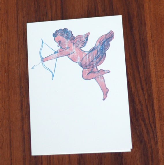 Valentines cards, set of 3 folded cards, Alla hjärtans dags kort, 3 styck Image 2