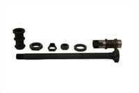 Image 1 of Replica 1936-1957 Harley Davidson EL FL UL Parkerized Hex Head Rear Axle Kit 