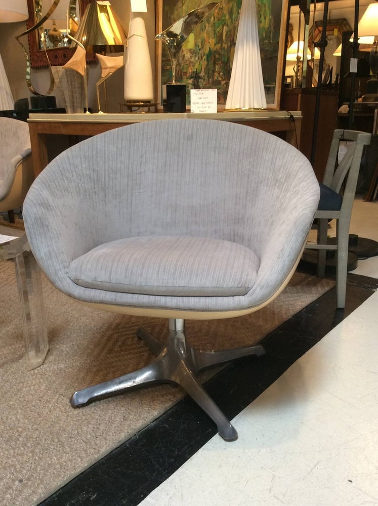 Image of Mid Century 60s Egg Chairs - A Pair