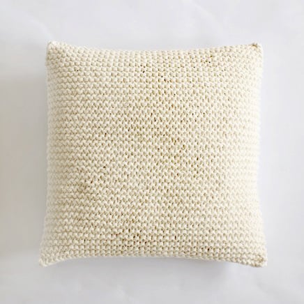 hand knitted cushion covers