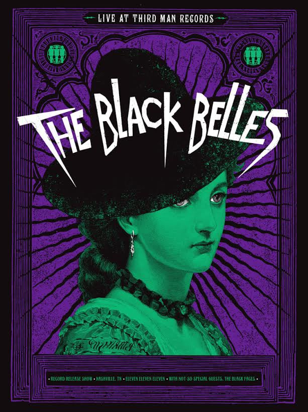 Image of The Black Belles "Blacklight Poster"