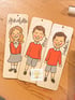 School Illustration Wooden Bookmark  Image 2