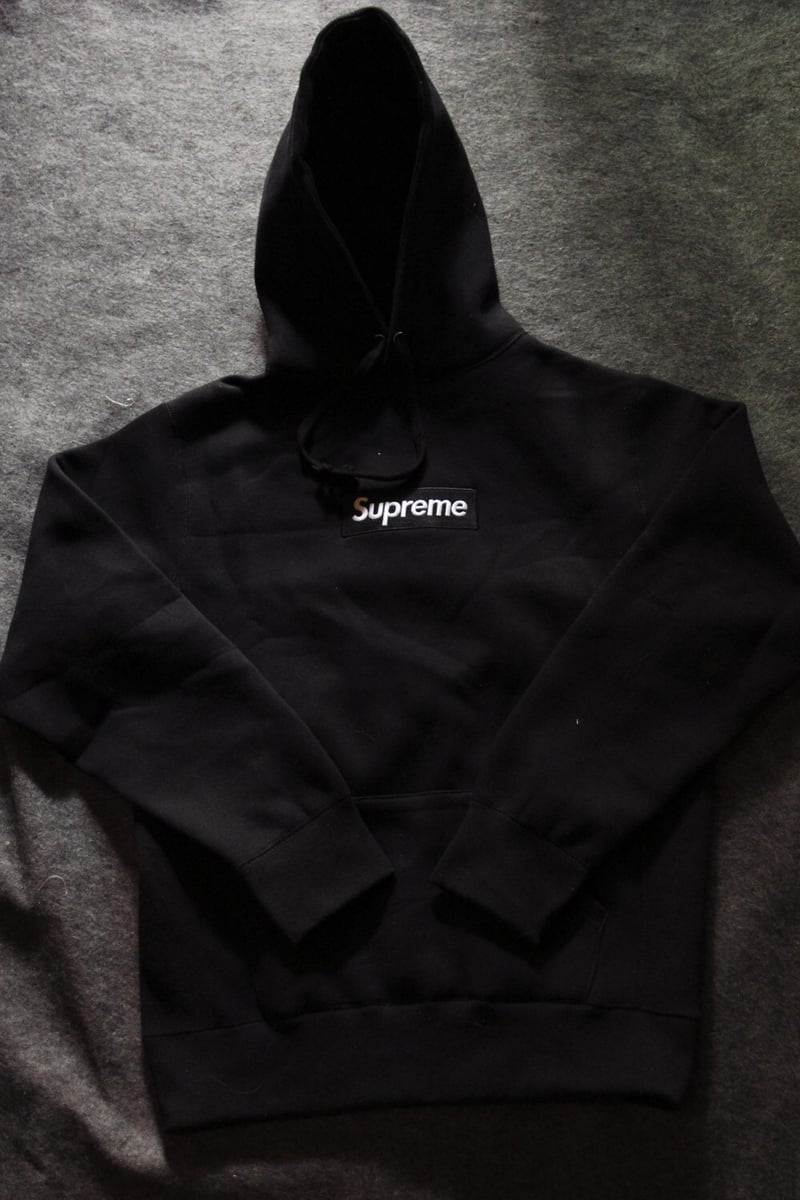 Supreme black hoodie Clearance