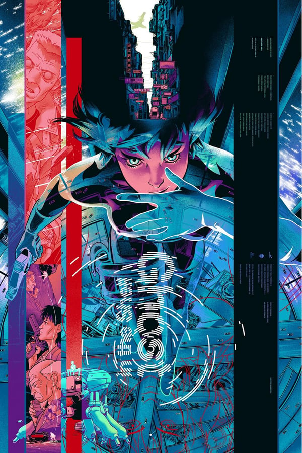 Image of Martin Ansin's 'GHOST IN THE SHELL' Movie Poster (Regular)