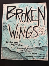 Image 1 of BROKEN WINGS (10.5 x 8.5”) painting/drawing 1 of 1 SIGNED