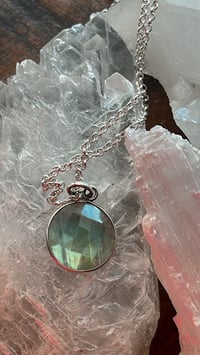 Image 2 of Green labradorite pendant