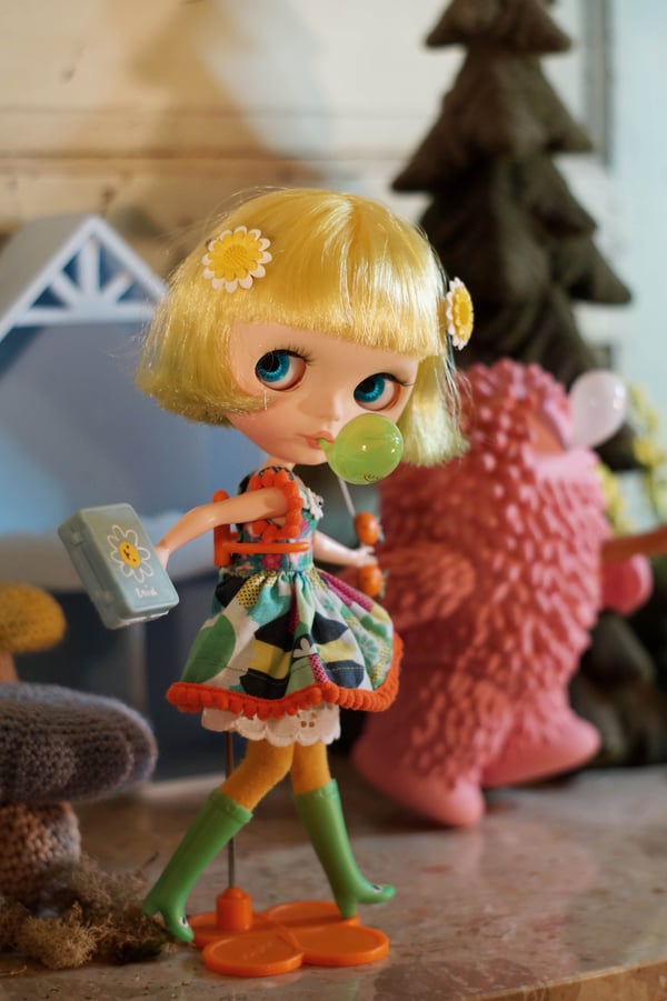 Image of OOAK Custom Blythe Doll by Vanessa Jacob : A Date w/ Blythe Auction
