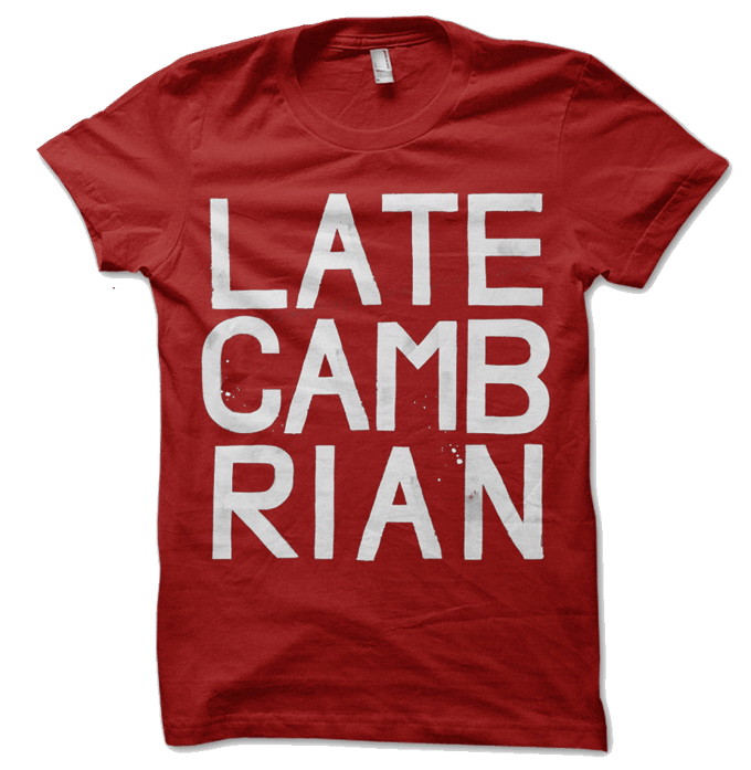 Image of Late Cambrian Logo Shirt (Red)