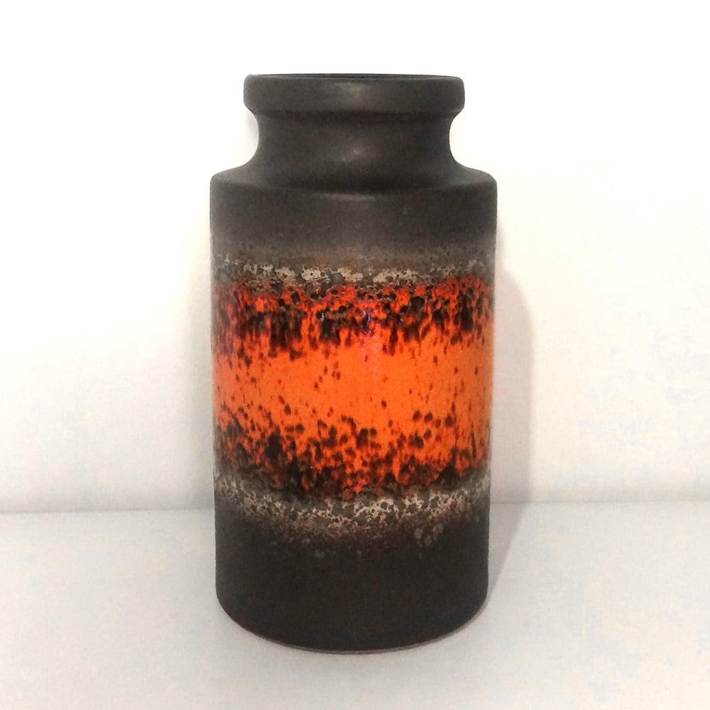 Image of Sheurich, West Germany | Lava vase, stamped 203 - 18.