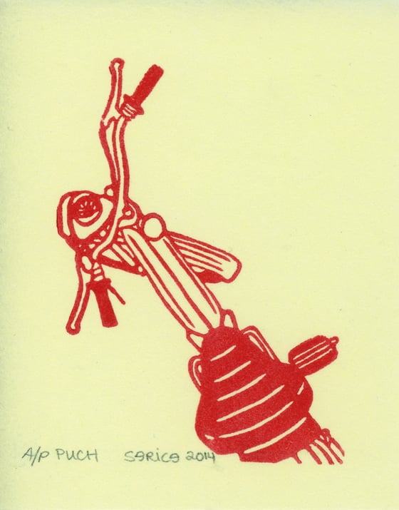 Image of Puch Block Print