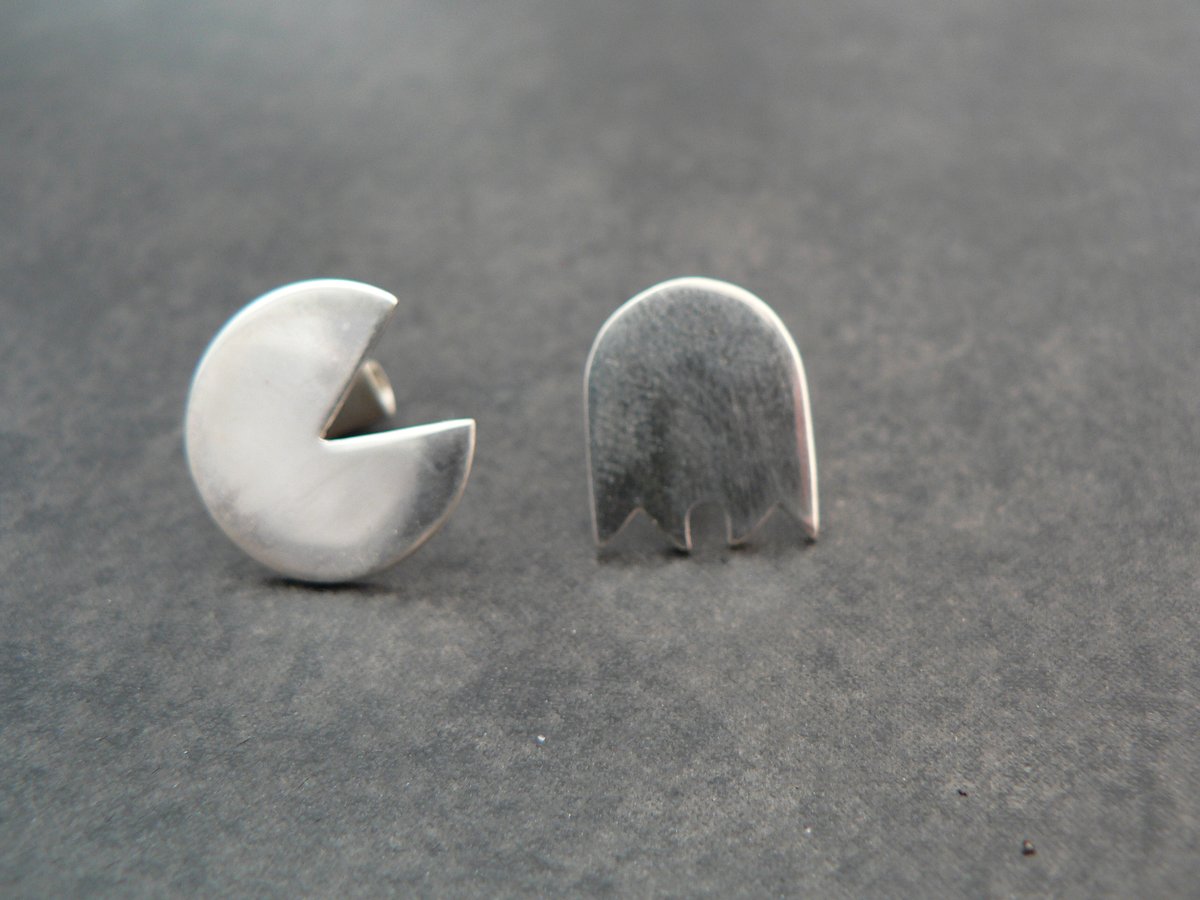 Image of Pac Man earrings