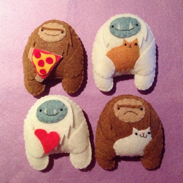 yeti cuddly toy