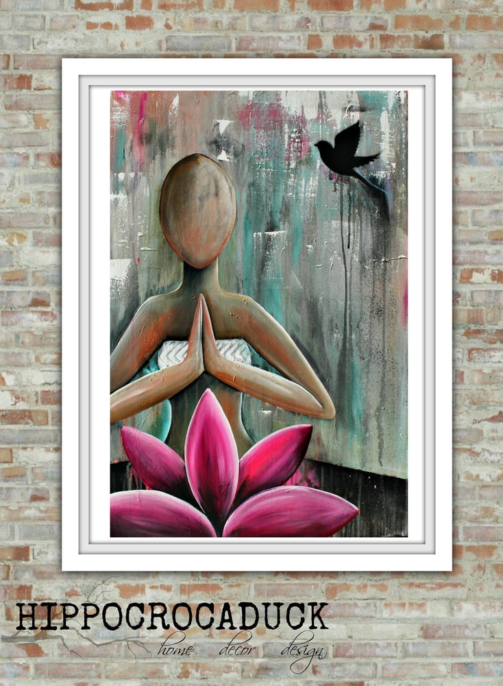 A4 Namaste A signed print