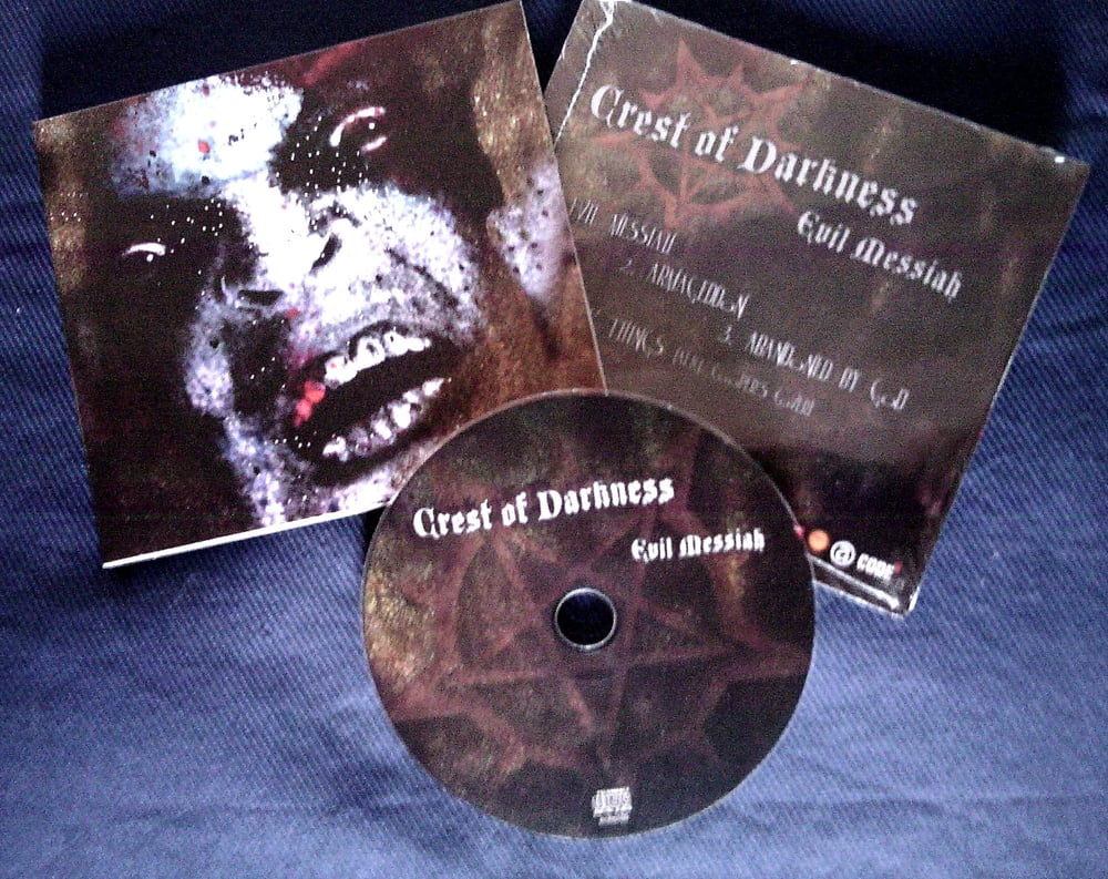 CREST OF DARKNESS "Evil Messiah" digiMCD / LP