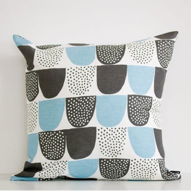 Image of Kauniste - Sokeri cushion cover - blue (aqua)