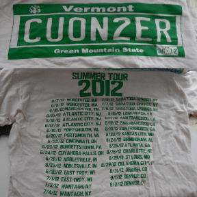 Image of 2012 CUON2ER Phish lot shirt