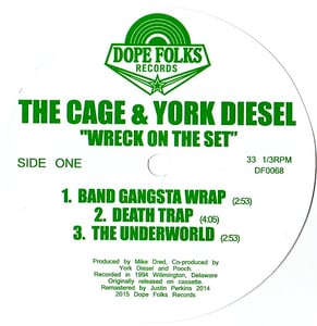 Image of THE CAGE & YORK DIESEL "WRECK ON THE SET"