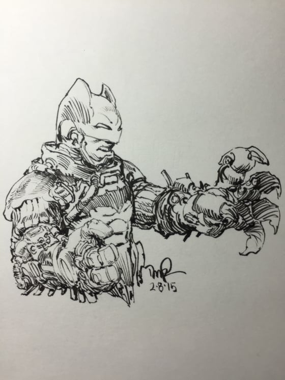 Image of Batman SuperCrusher Original Daily Sketch