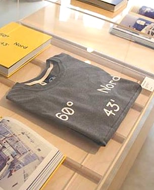 Image of 60°43' Nord T-Shirt made in collaboration with Bleu de Paname