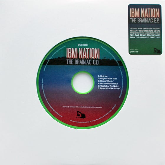 Image of IBM Nation 'The Brainiac EP' CD (limited)