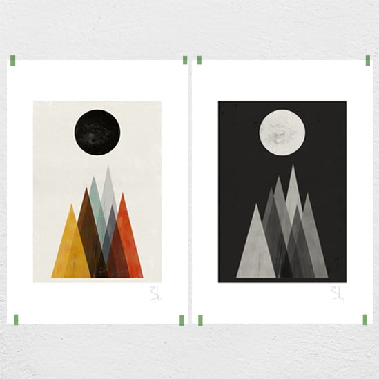 Image of Eclipse Set of Two Prints