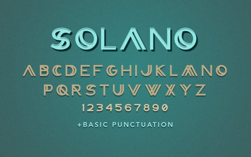 "Solano" Font