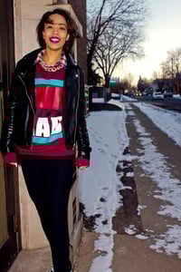 Image 2 of RUN WITH MAB CREW NECK SWEATERS
