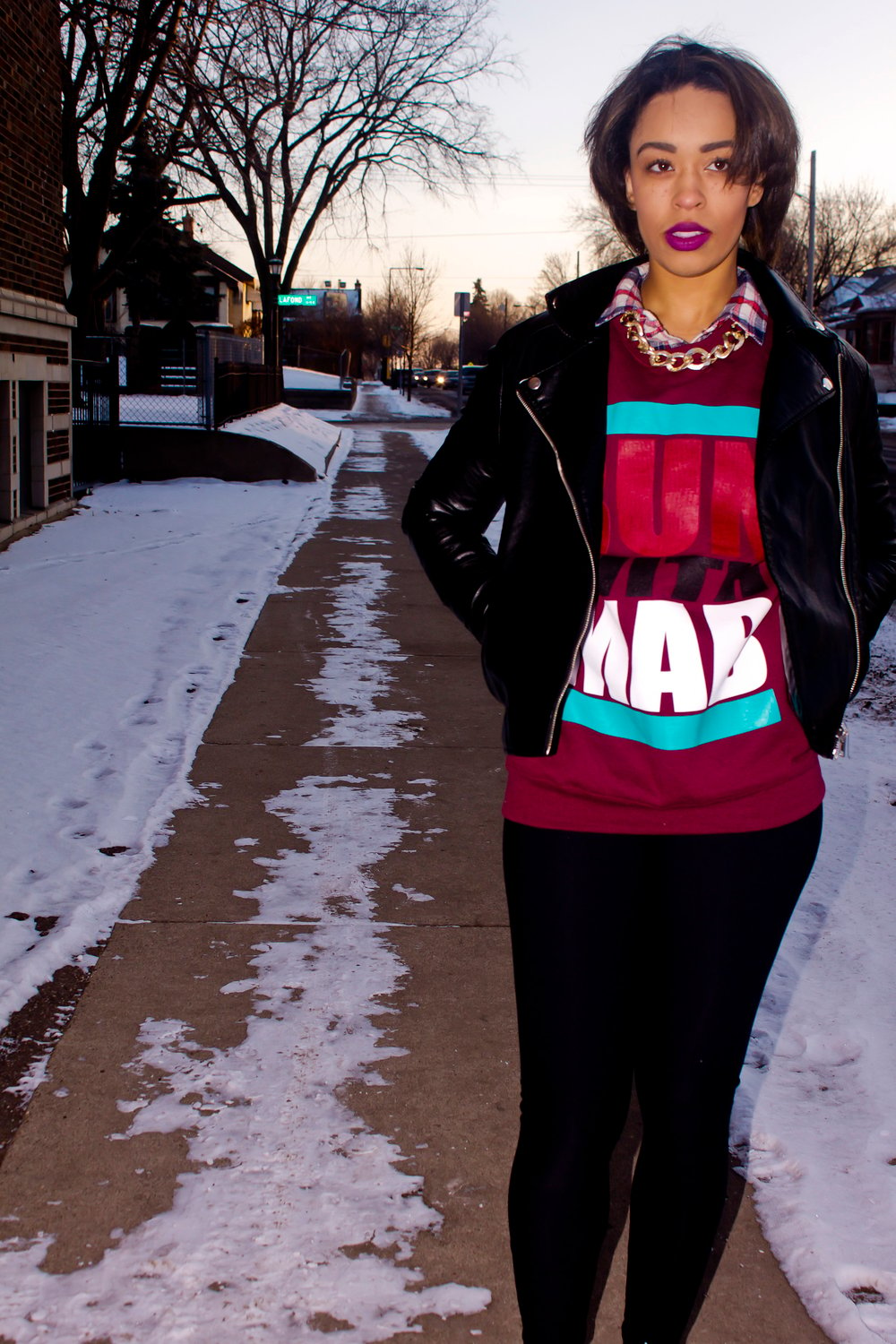 Image of RUN WITH MAB CREW NECK SWEATERS