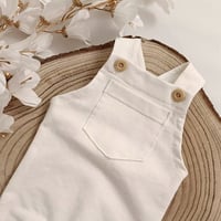 Image 2 of Newborn boys romper Dylan | ecru