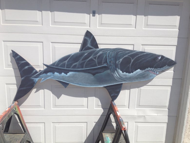 Image of "Great White shark cut out" 