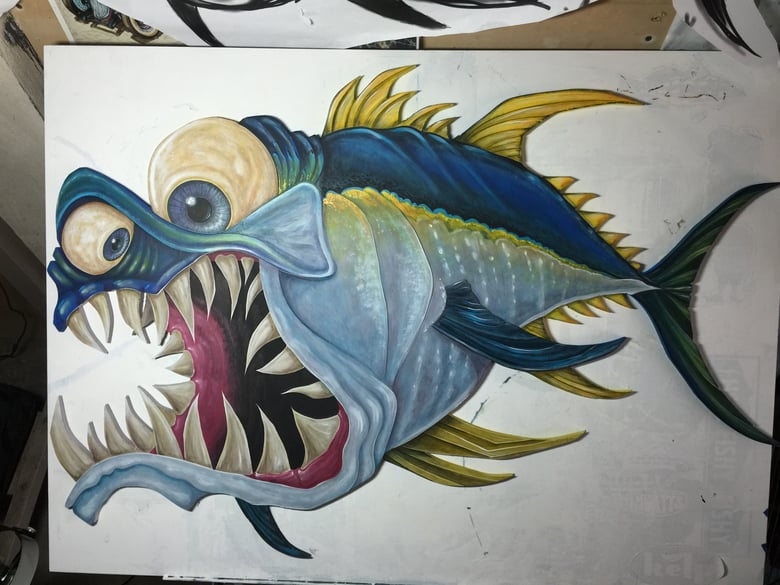 Image of Original"Big Yellowfin Tuna" cutout