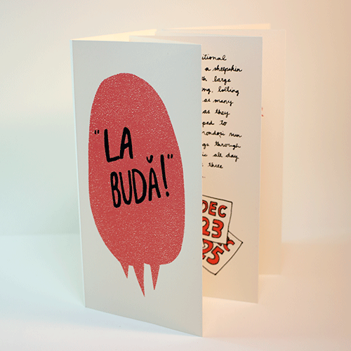 Image of La Buda! // Accordion Book