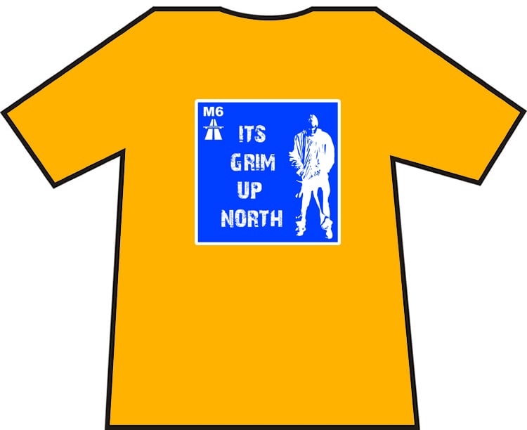 It's Grim Up North Football Casuals, Ultras Hooligans T-shirts. Brand New.