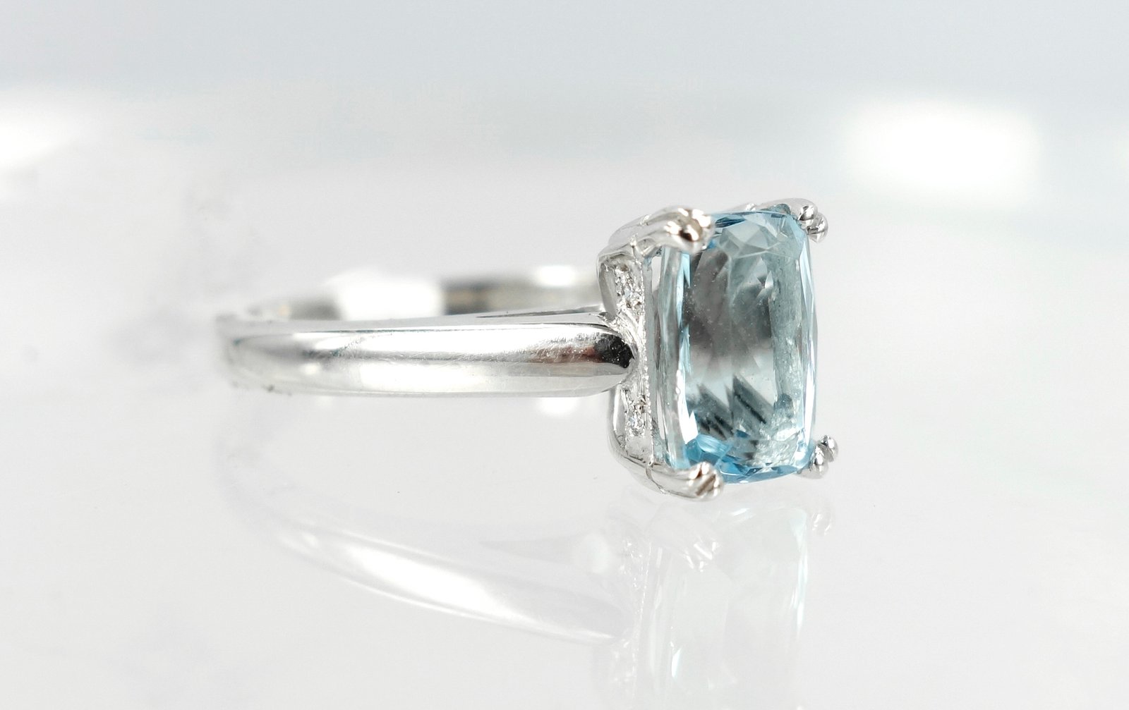 Aquamarine on sale dress ring