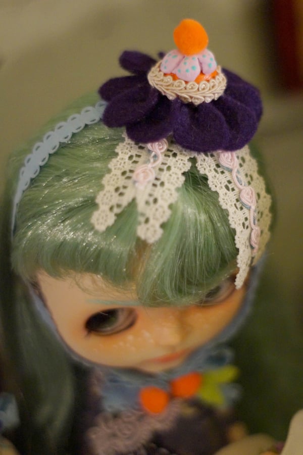 Image of Candy Hat Orange by Rhodora Jacob : Date w/ Blythe Auction