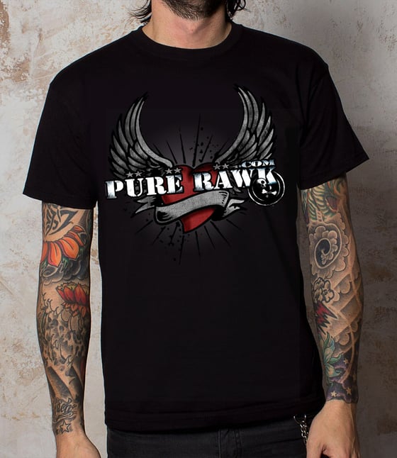 Image of Pure Rawk Winged Heart Tee