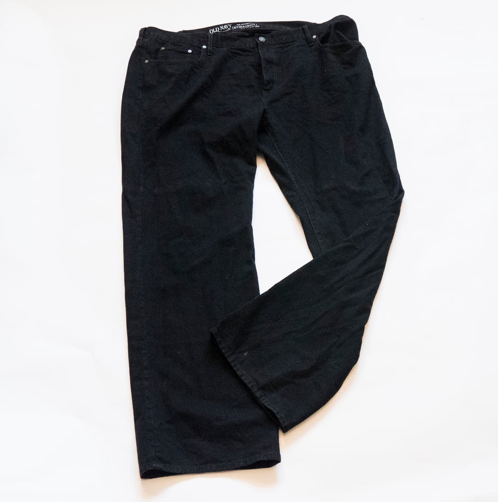 Image of Black Relax Fit Jeans