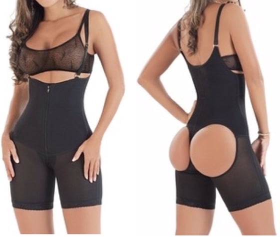 Image of Waist to knee shaper w/ built in butt shaper