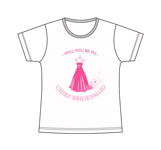 Image of Ladies 'Chief Bridesmaid' Tee