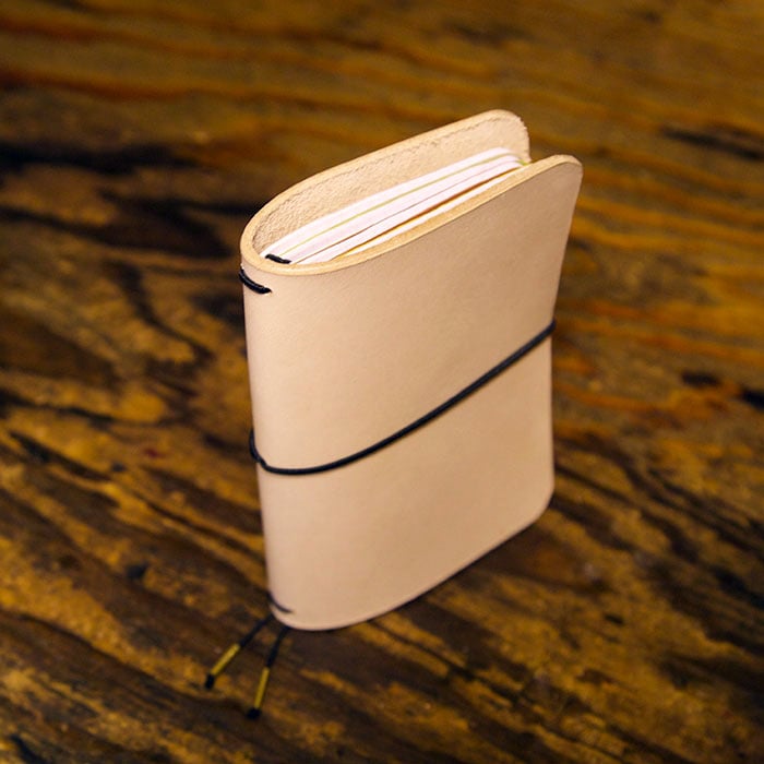 Quad Field Notes Leather Notebook Cover / Old Church Works - Leather ...