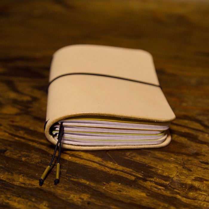 Quad Field Notes Leather Notebook Cover / Old Church Works - Leather ...
