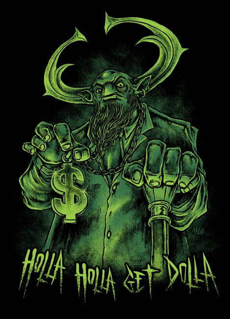 Image of "Holla Holla Get Dolla" - Nature's Prophet T-shirt