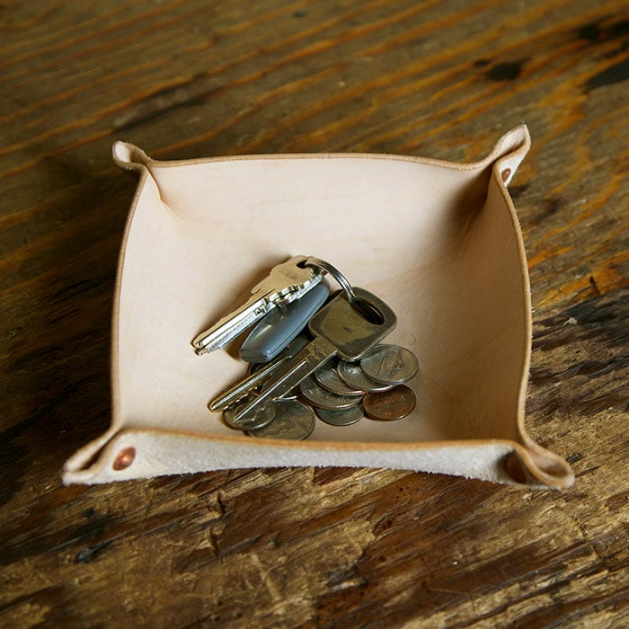 Image of Gentleman's Leather Valet Tray