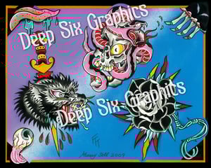 Image of Wolf-Skull-Rose