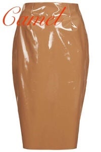 Image of PVC Latex Pencil Skirts