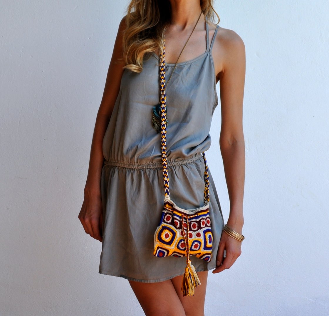 Image of Tribal Patch swing Bag