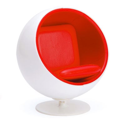 Image of Designer Chairs Miniature – Ball Chair by Eero Aarnio