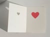 2 x Heart Cards