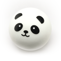 Image 2 of Squishy Panda Bun with keyring